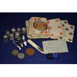 Thimbles and other items