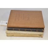 Four antique books