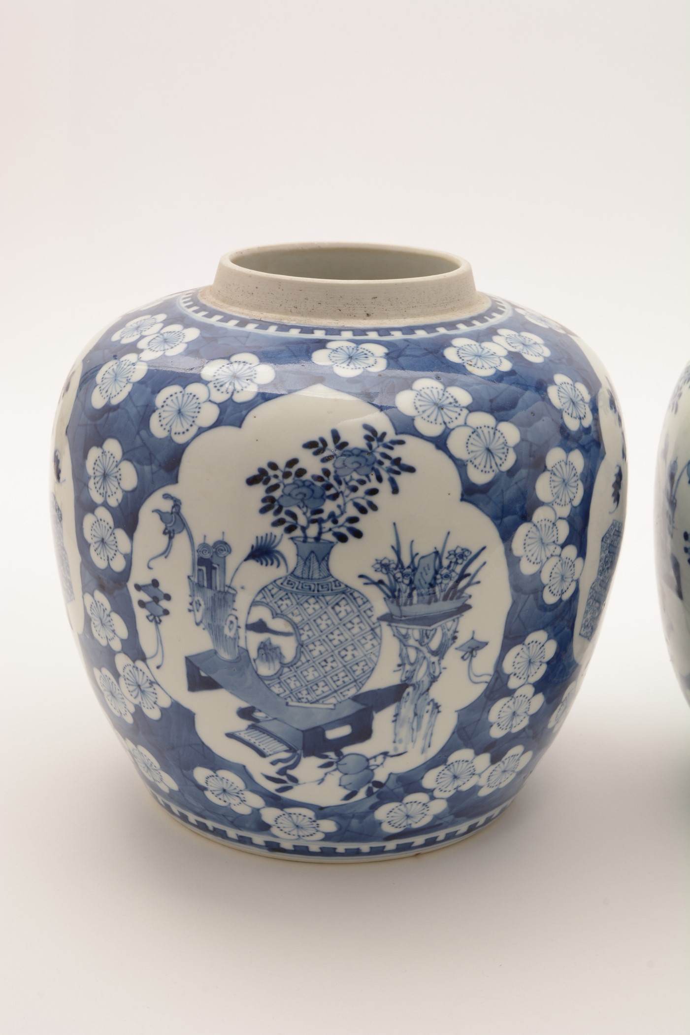 Pair of Chinese blue and white ginger jars. - Image 5 of 17