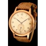 Rolex, A Gentleman's 9ct gold cased wristwatch, c1951,