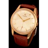 Omega: A 9ct gold cased Gentleman's wristwatch