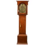 Samuel Robson, North Shields: an oak longcase clock.