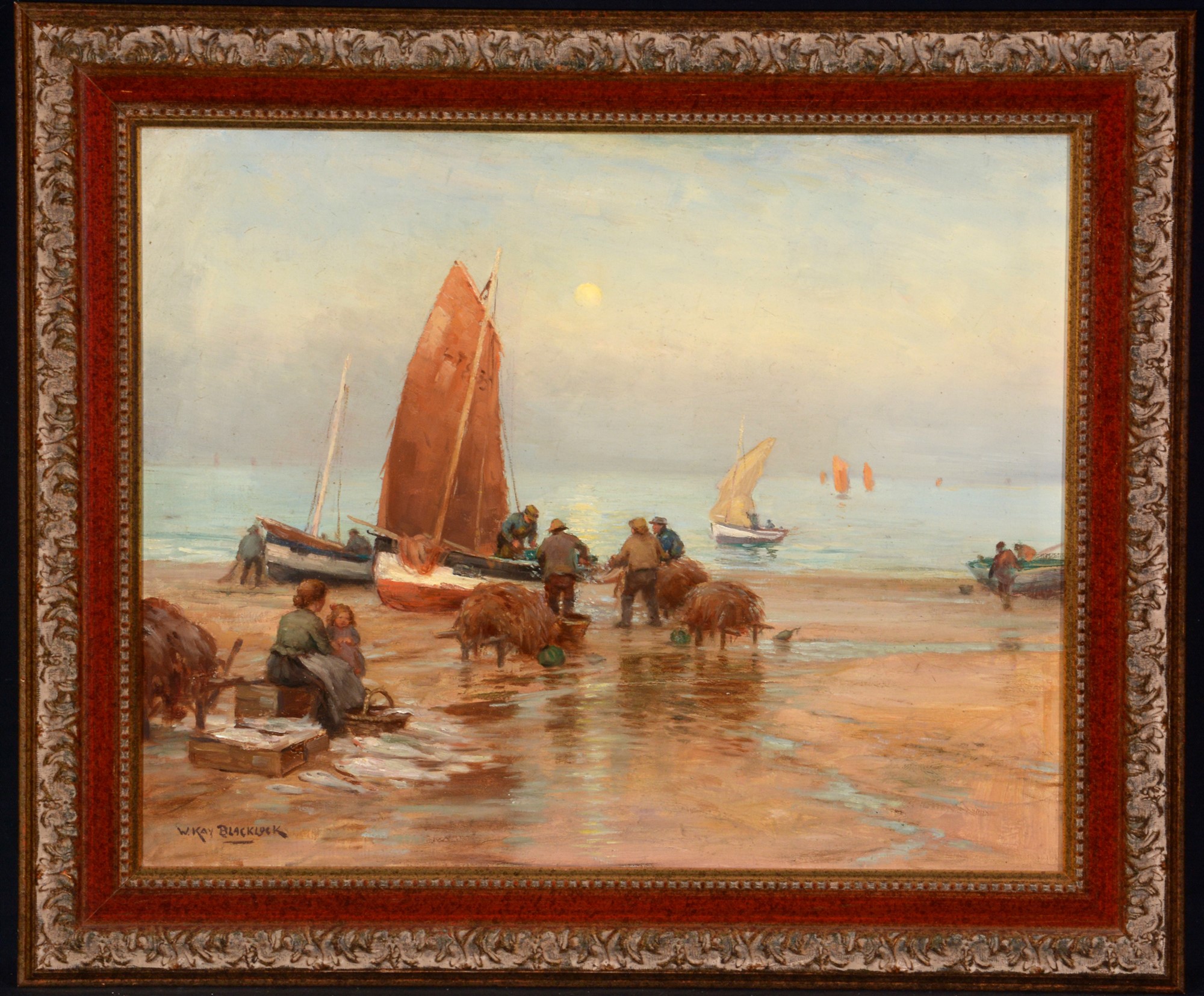 William Kay Blacklock - oil. - Image 2 of 2