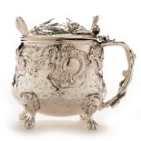 A George III mustard pot.