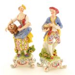 Pair of Samson porcelain figures.