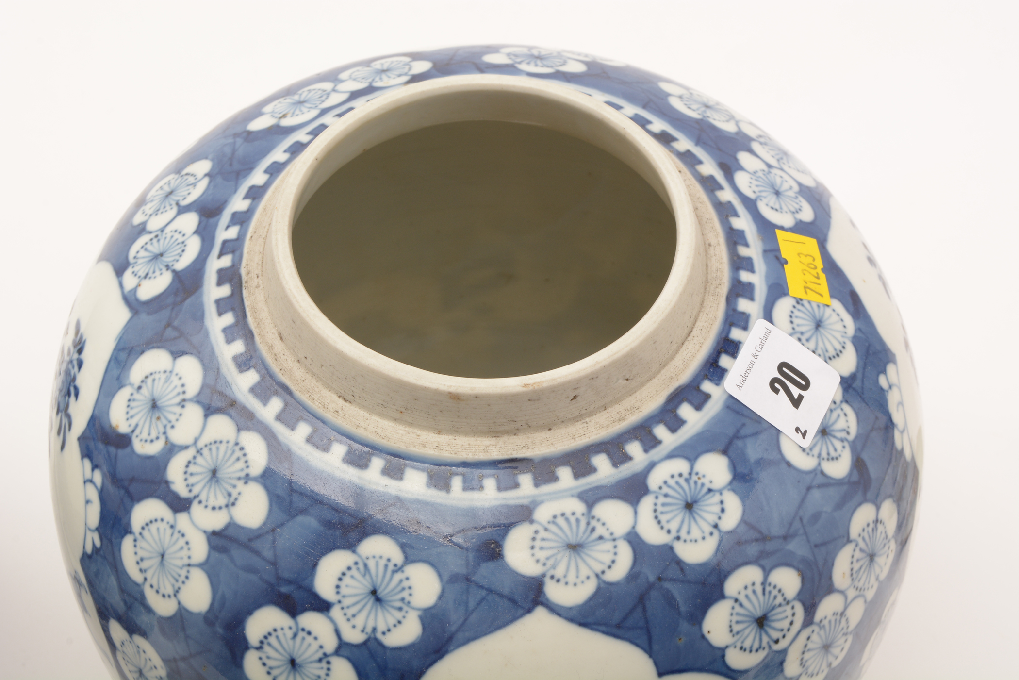 Pair of Chinese blue and white ginger jars. - Image 12 of 17