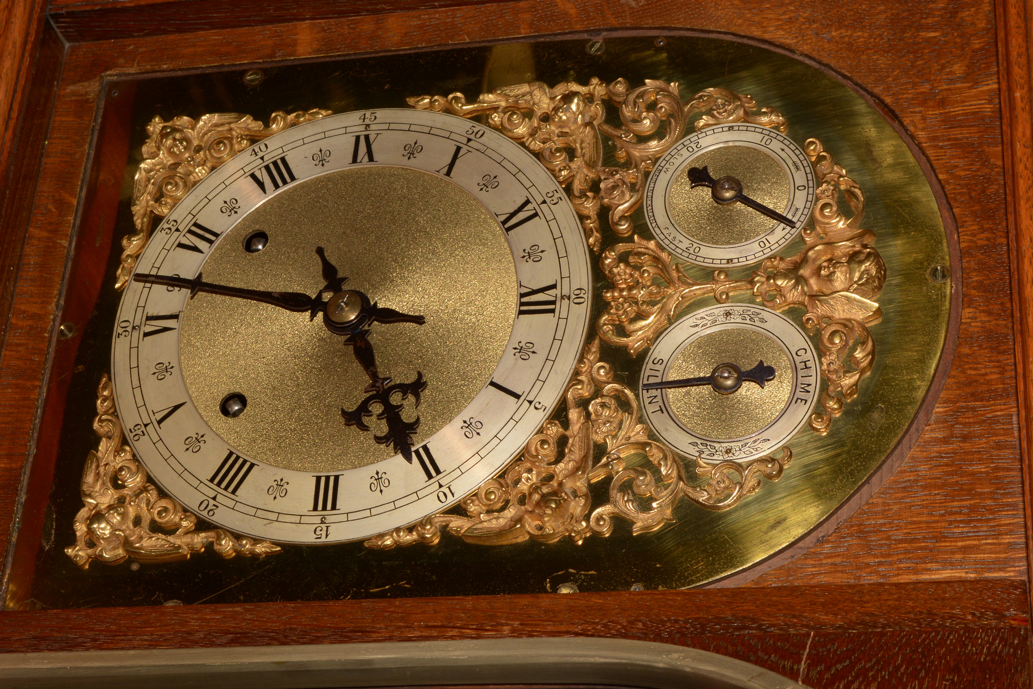 An large German presentation bracket clock. - Image 11 of 12