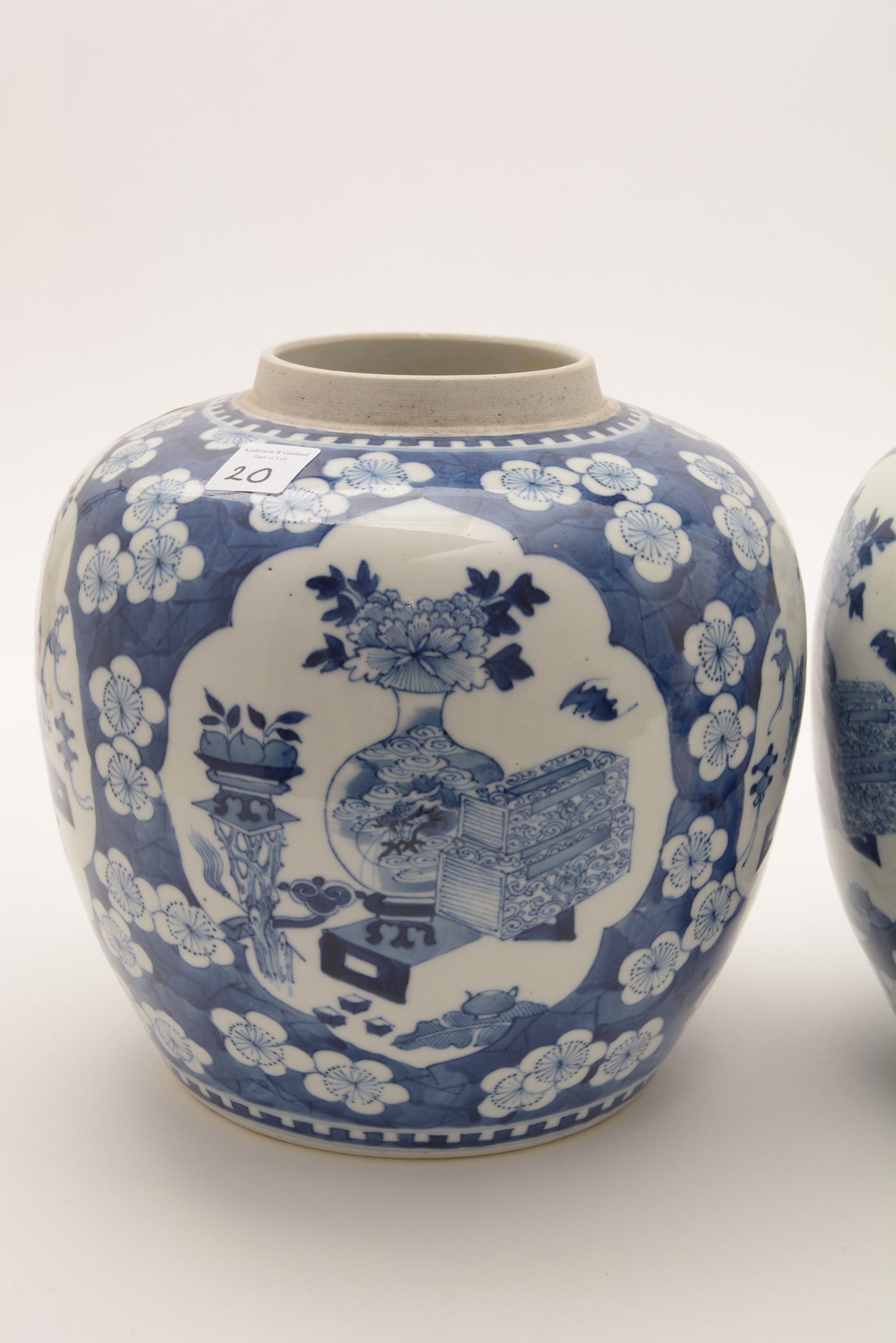 Pair of Chinese blue and white ginger jars. - Image 3 of 17