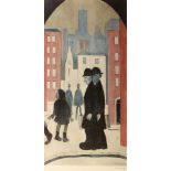 After Laurence Stephen Lowry - print.