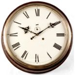 Waterbury Clock Co: a wall clock.
