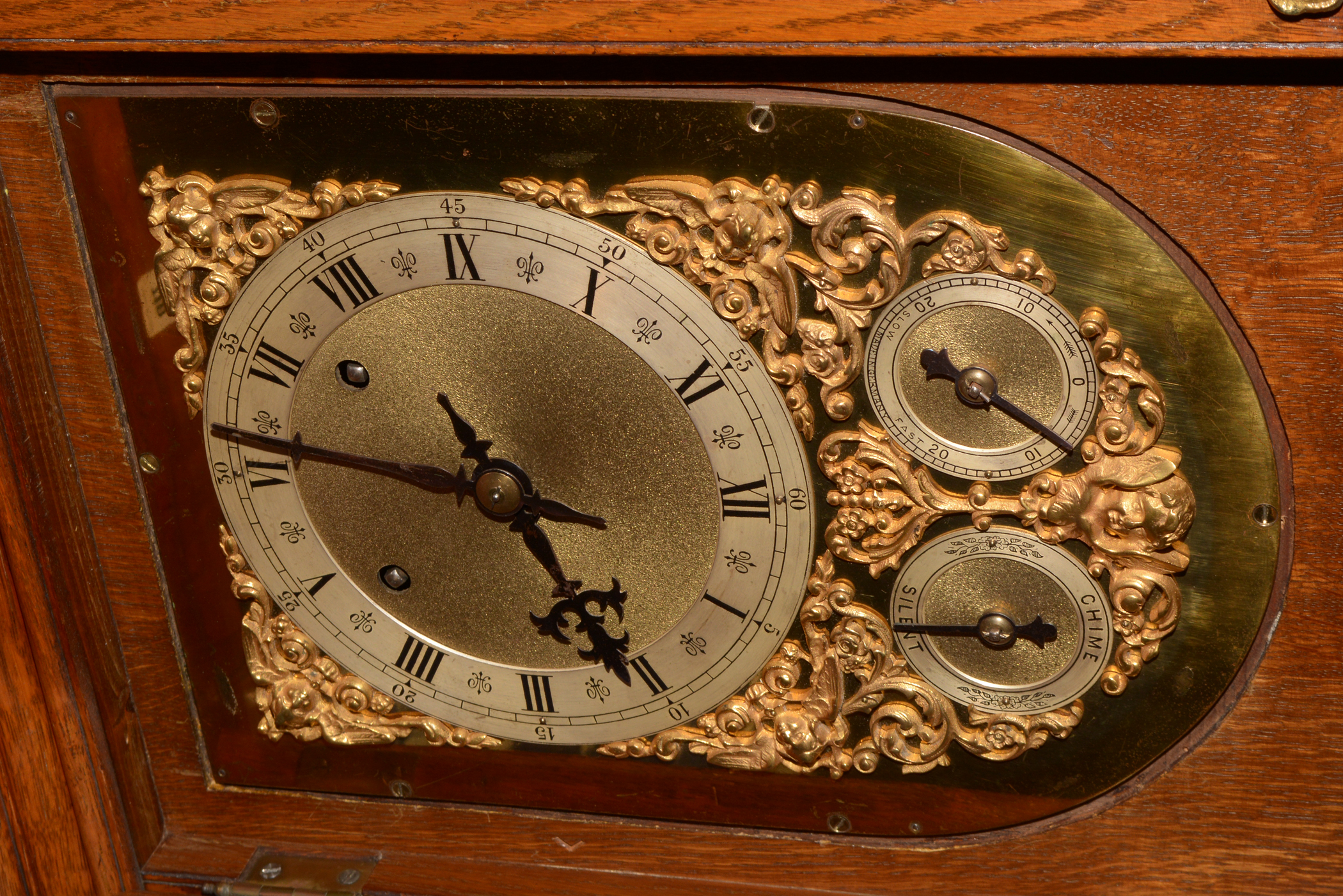 An large German presentation bracket clock. - Image 12 of 12