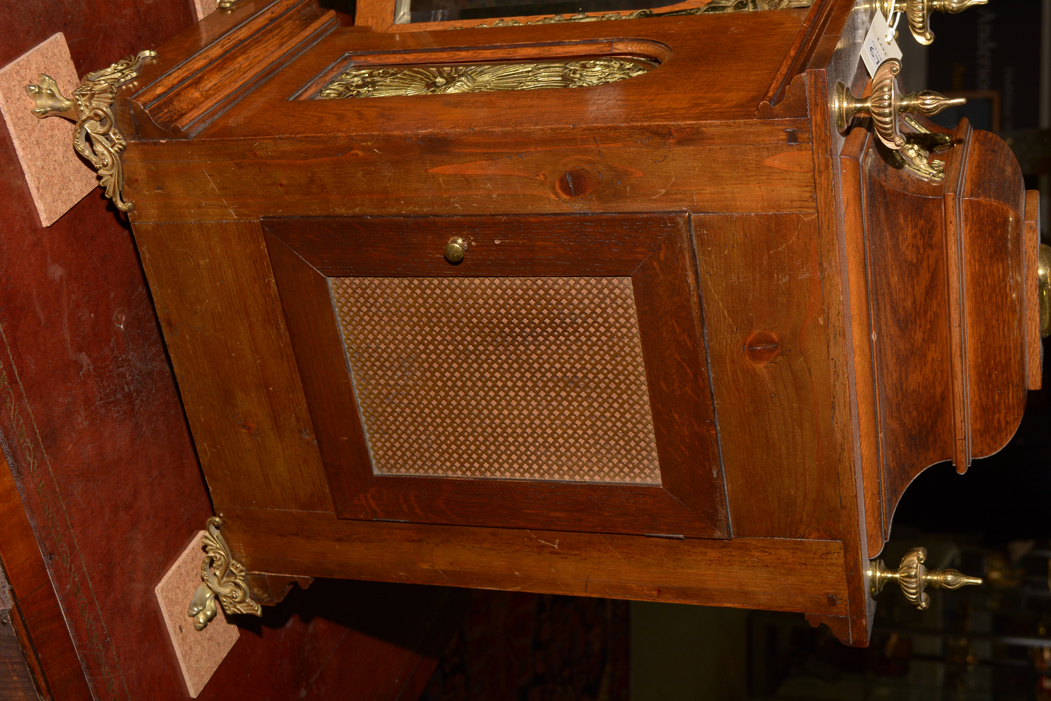 An large German presentation bracket clock. - Image 4 of 12