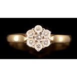 Diamond cluster ring