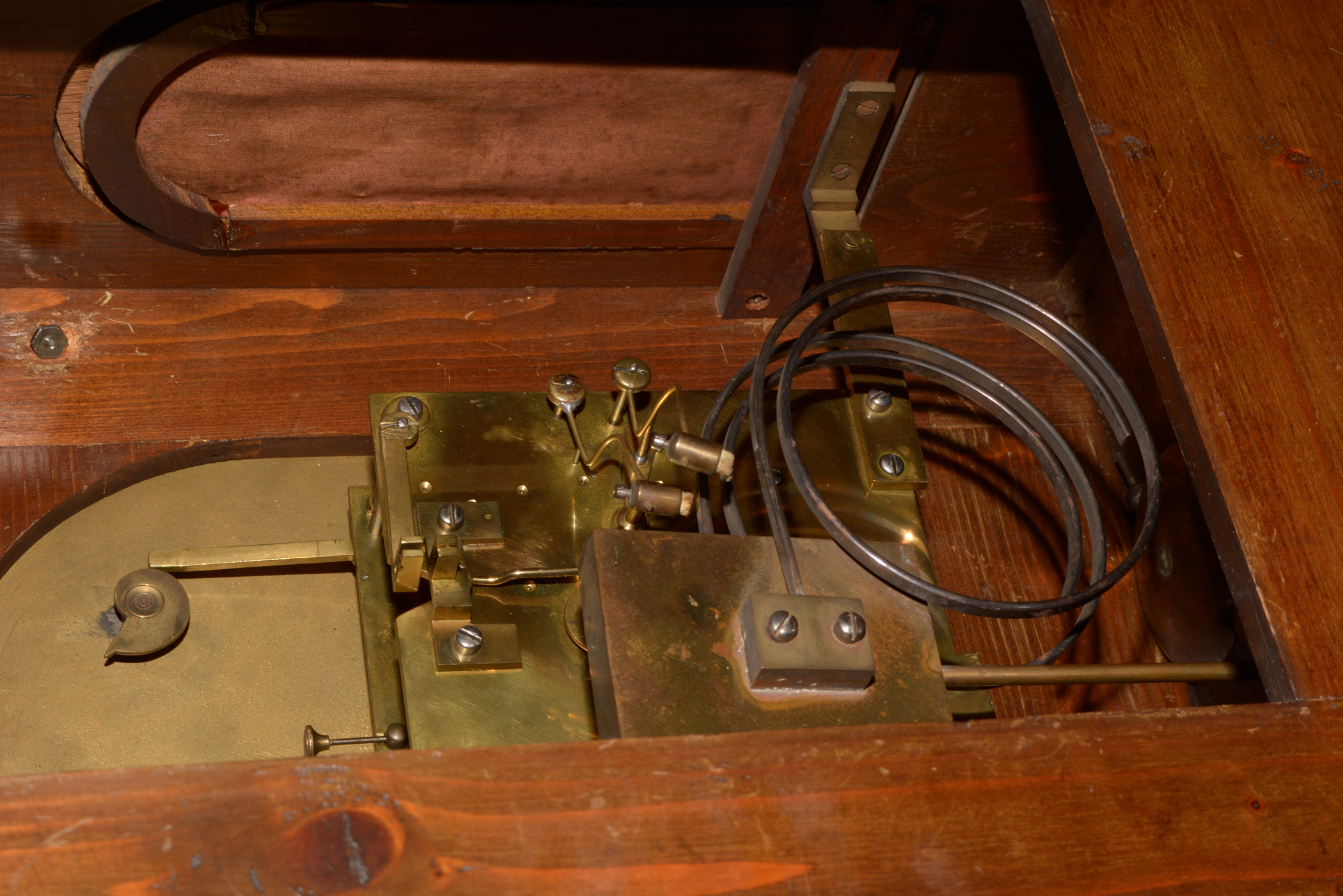 An large German presentation bracket clock. - Image 9 of 12