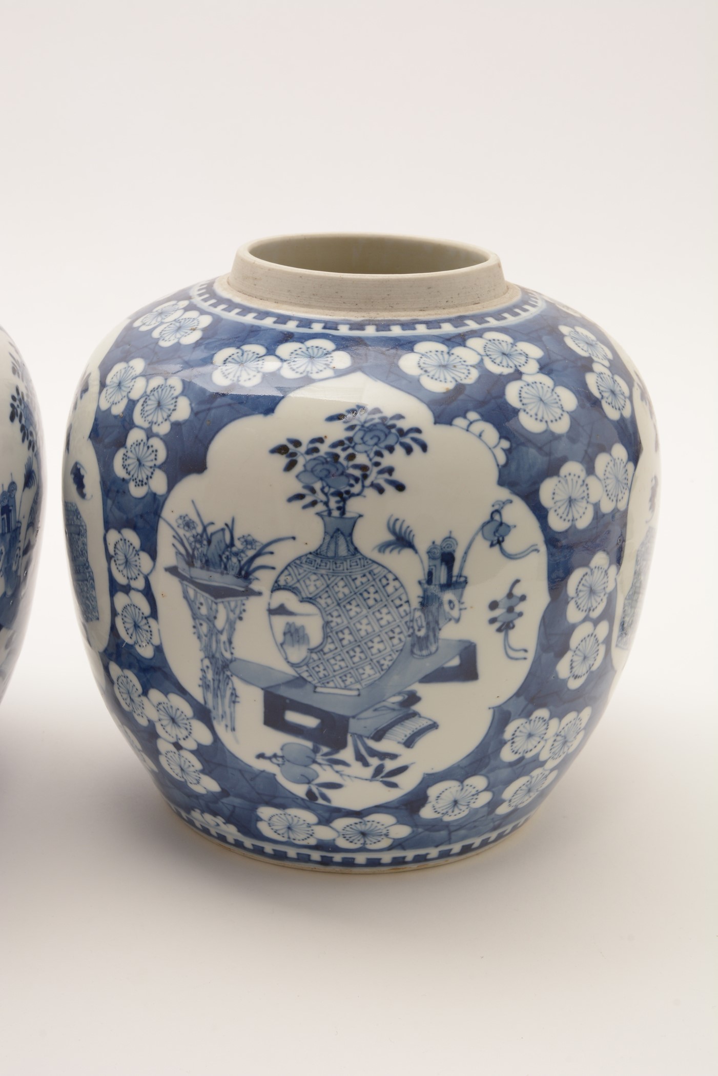 Pair of Chinese blue and white ginger jars. - Image 4 of 17