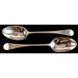 Robert Pinkney pair of table spoons