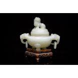 Celadon jadeite censer.