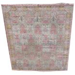 Indo-Persian silk carpet