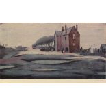 After Laurence Stephen Lowry - print.