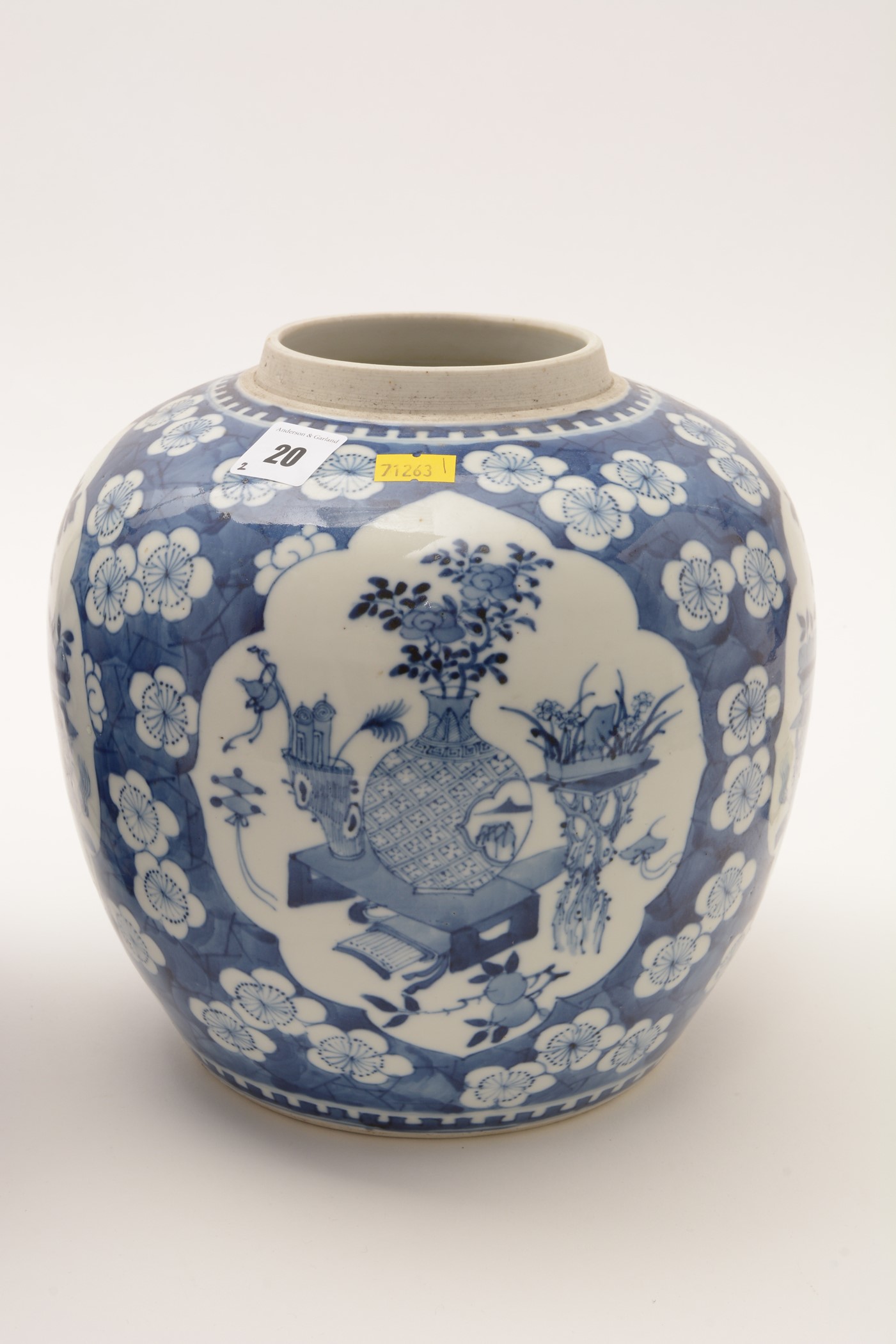 Pair of Chinese blue and white ginger jars. - Image 8 of 17