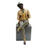 Cast resin figure of Mr. Bojangles