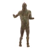 Antique bronze of a Centurion