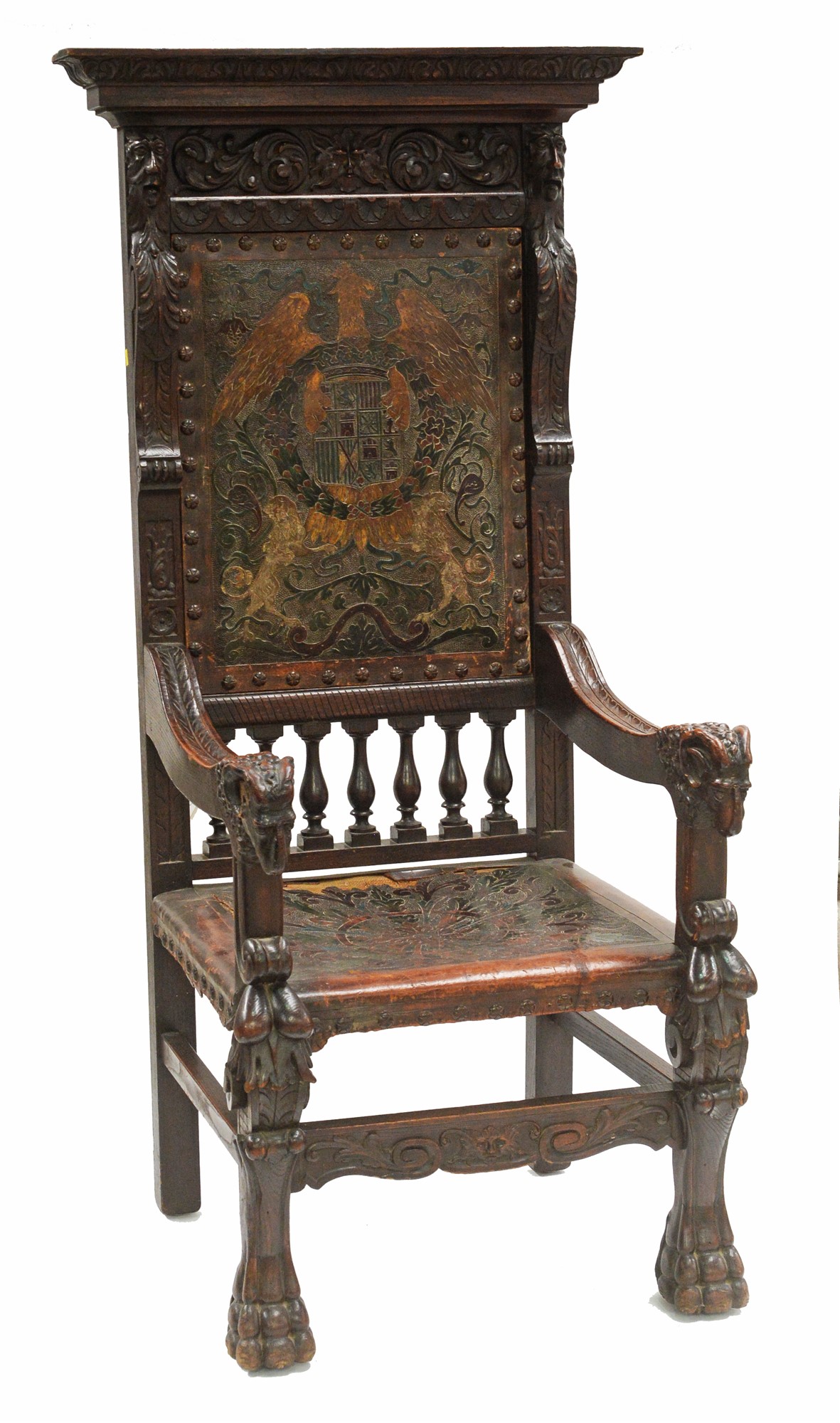 19th Century hall chair.