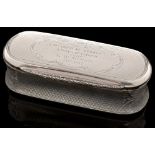 Silver snuff box