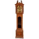 An early 20th Century inlaid mahogany longcase clock.