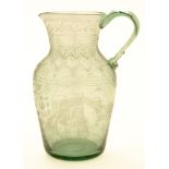 Sunderland glass jug.