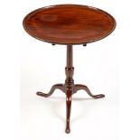 A Georgian mahogany tripod table.