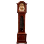 Reid & Sons: a mahogany longcase clock.