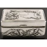 Chinese silver box by Hung Chong & Co