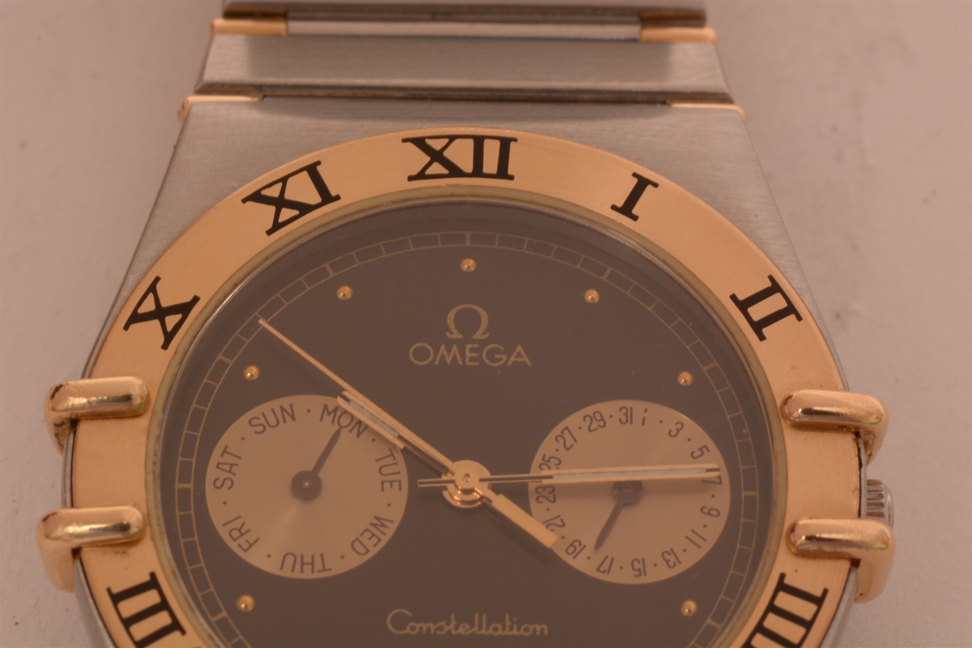Omega Constellation: a 18ct gold & stainless steel quartz wristwatch, - Image 9 of 13