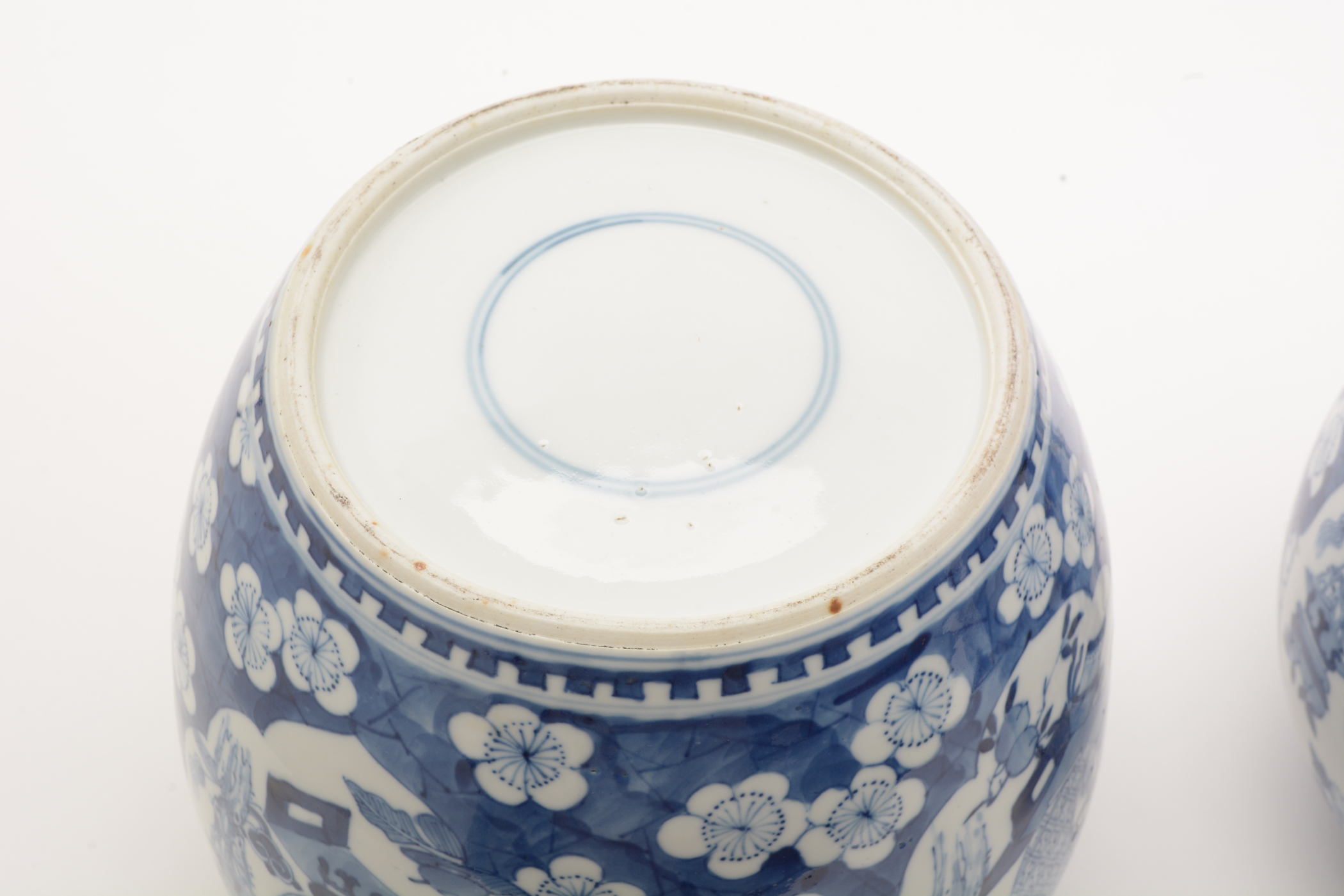 Pair of Chinese blue and white ginger jars. - Image 16 of 17