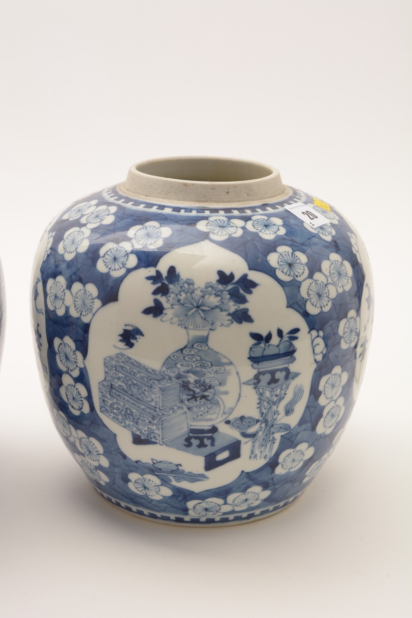 Pair of Chinese blue and white ginger jars. - Image 6 of 17