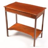 19th Century mahogany gentleman's dressing table.