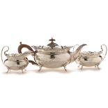 Silver tea service