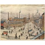 After Laurence Stephen Lowry - print.