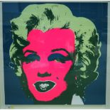 After Andy Warhol - colour silkscreen.