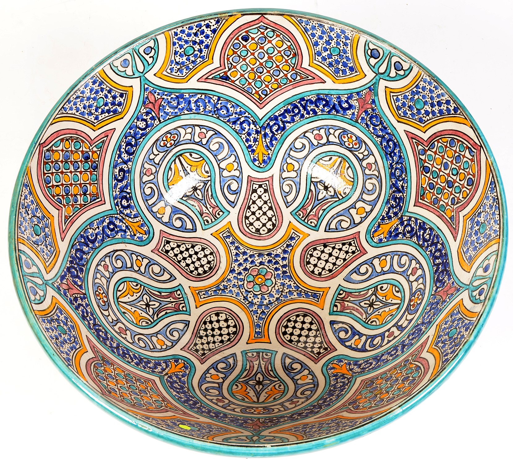 A large contemporary Moorish style deep bowl