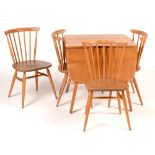 Ercol drop leaf dining table and chairs