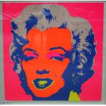 After Andy Warhol - colour silkscreen.