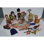 Clockwork tinplate toys