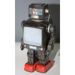 Tin plate TV Robot