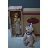 Steiff Bear and doll