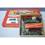 Hornby train set and Tri-ang loose trains