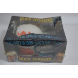 Buck Rogers helmet and Space Sound Gun and Playset