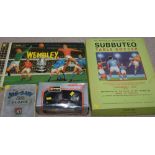 Subbuteo, jigsaw and other items