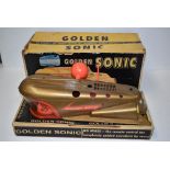 Golden Sonic space ship